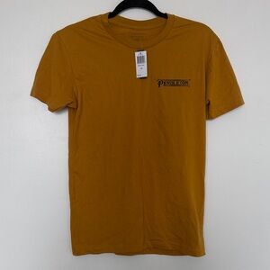 Pendleton Men's Mustard Short Sleeve Logo Cotton Tee
